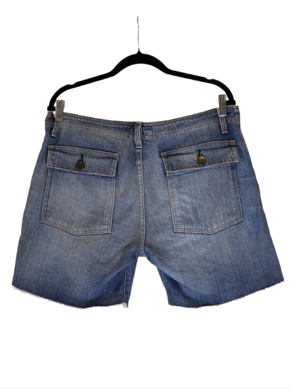 Current/Elliott The Army Short Denim Utility Fray Hem Super Loved Size 28 EUC - Picture 5 of 9